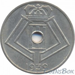 Бельгия 5 сантимов 1939 (BELGIQUE-BELGIE)