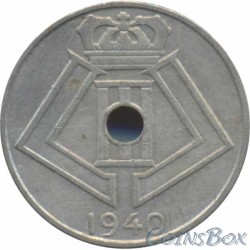 Бельгия 10 сантимов 1940 (BELGIE-BELGIQUE)