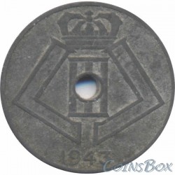 Бельгия 5 сантимов 1943 (BELGIE-BELGIQUE)