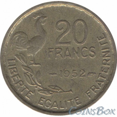 France 20 francs 1952