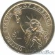1 dollar. 2nd US president. John Adams.