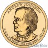 1 Доллар. 17-й президент США. Эндрю Джонсон. 2011