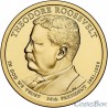 1 dollar. The 26th US president. Theodore Roosevelt. 2013