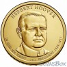 1 dollar. 31st President of the United States. Herbert Hoover. 2014.