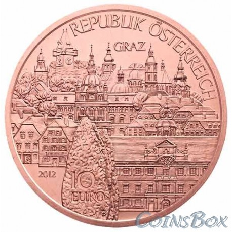 Австрия 10 евро 2012 год Штирия