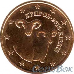 Кипр 2 цента 2015 год