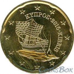 Cyprus 20 cents 2015