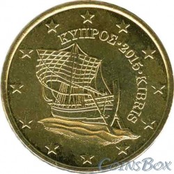 Cyprus 50 cents 2015