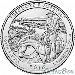 25 cents 2016 The 34th Theodore Roosevelt National Park