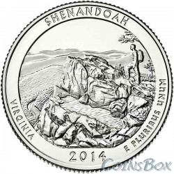 25 cents 2014 22nd Shenandoah National Park