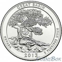 25 центов 2013 18-й Национальный парк Грейт-Бейсин