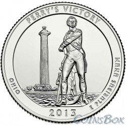25 cents 2013 17th Perry Memorial and International Peace Memorial