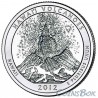 25 cents 2012 The 14th National Hawaiian Volcanic Park