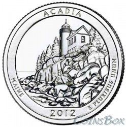 25 центов 2012 13-й Национальный парк Акадия