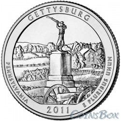 25 cents 2011 6th Gettysburg National Park