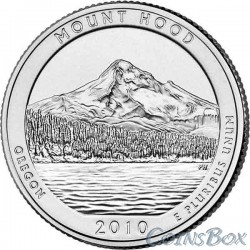 25 cents 2010 The 5th National Forest of Mount Hood