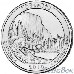 25 центов 2010 3-й Национальный парк Йосемити