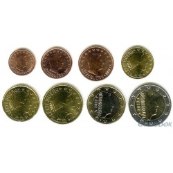 Люксембург набор монет 1 цент - 2 евро 2017 год