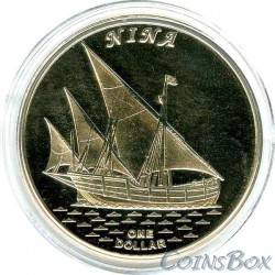 Gilbert Islands 1 dollar 2016 Ship Nina