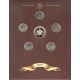 Official coin set SPMD . 1812 Borodino . Third Edition .
