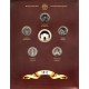 Официальный набор монет СПМД. 1812 год Бородино. Выпуск четвертый