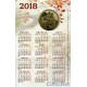 Календарь Жетон Собака 2018 год СПМД Вариант 1. Малый