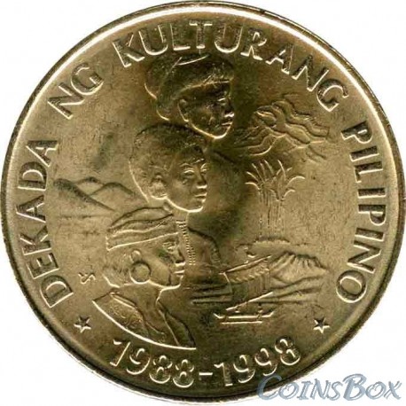 Philippines 1 peso 1989 Culture