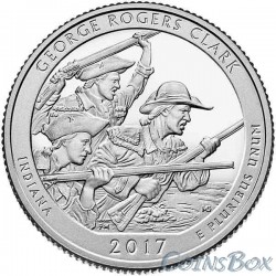 25 cents 2017 The 40th George Rogers Clark National Historic Park