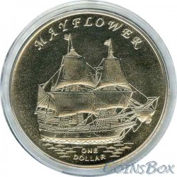 Gilbert Islands 1 dollar 2014 The ship Mayflower