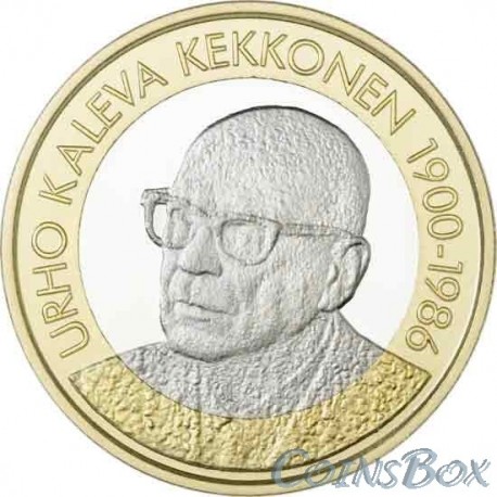 Финляндия 5 евро 2017. Урхо Калева Кекконен