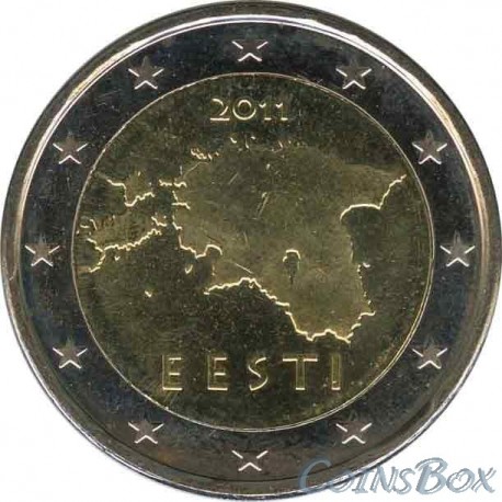 Estonia 2 euros 2011