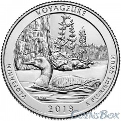25 cents 2018 43rd Voyagers National Park