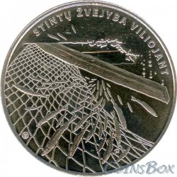 Литва 1,5 евро 2019 Корюшка