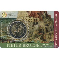Бельгия 2 евро 2019 год. 450 лет со дня смерти Питера Брейгеля Старшего (Belgie)
