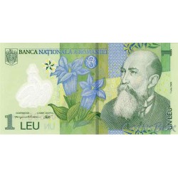 Банкнота Румыния 1 лей 2005