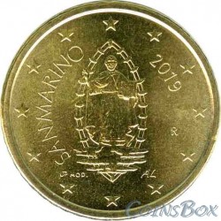 Сан-Марино 50 центов 2019 год