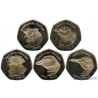 Фолклендские Острова 50 пенсов 2018 Пингвины набор монет