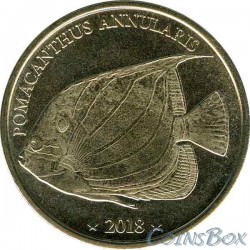 Samoa 10 francs 2018 Fish Angel