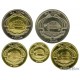 Tortuga 2019. Sailboats Set of coins 5 pcs.