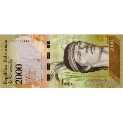 Банкнота Венесуэла 2000 боливаров 2016