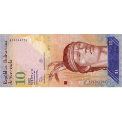 Банкнота Венесуэла 10 боливаров 2013
