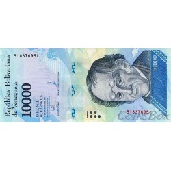 Банкнота Венесуэла 10000 боливаров 2017