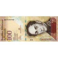 Банкнота Венесуэла 100 боливаров 2013
