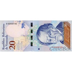 Банкнота Венесуэла 20 боливаров 2018