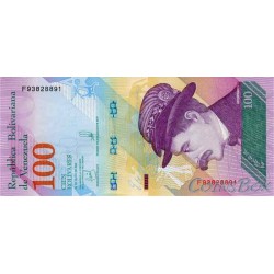 Банкнота Венесуэла 100 боливаров 2018