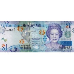 Cayman Islands banknote 1 dollar 2018