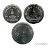 Таиланд 1, 5 и 10 сатангов 1993 набор