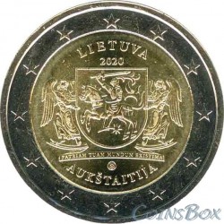 Lithuania 2 euro 2020 Aukštaitija