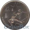 Канада 25 центов 2008 Фристайл