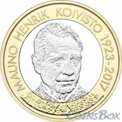 Финляндия 5 евро 2018. Мауно Хенрик Койвисто 